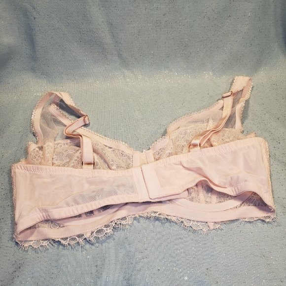 BRAND NEW -36DD- Victoria's Secret Dream Angels Unlined Plunge Bra Light Pink - Picture 6 of 12